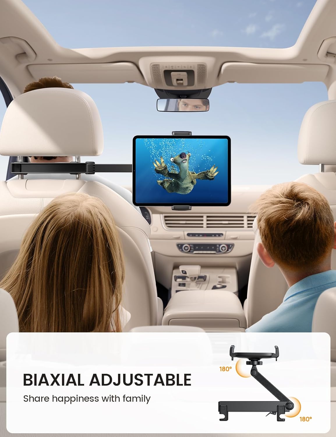 RoadMate Car Headrest Tablet Mount