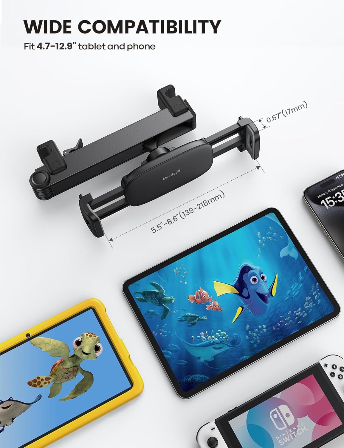 RoadMate Car Headrest Tablet Mount